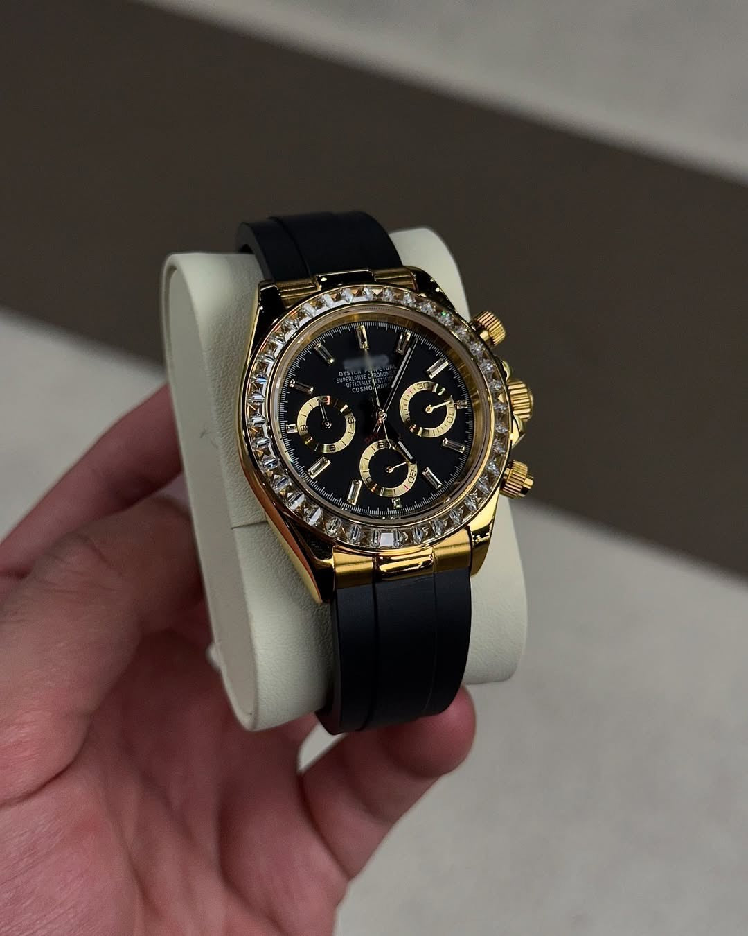 Gold Diamond Dial Flex