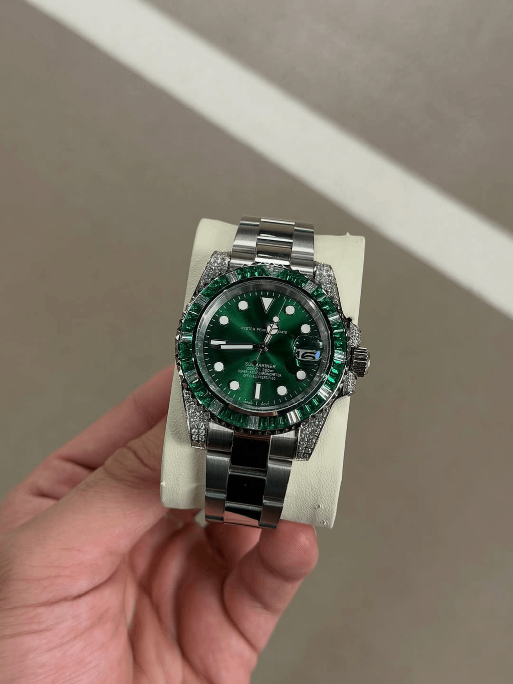 GMT Raven Green Diamond Dial