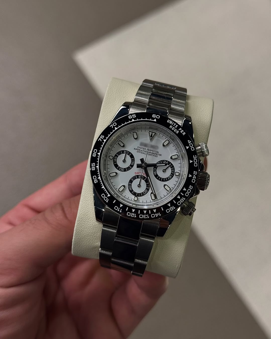 Panda White Roman Dial