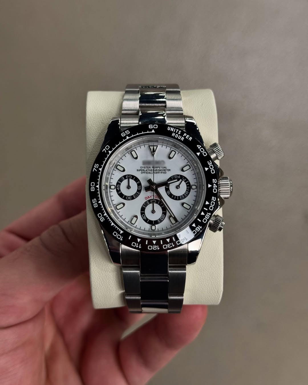 Panda White Roman Dial