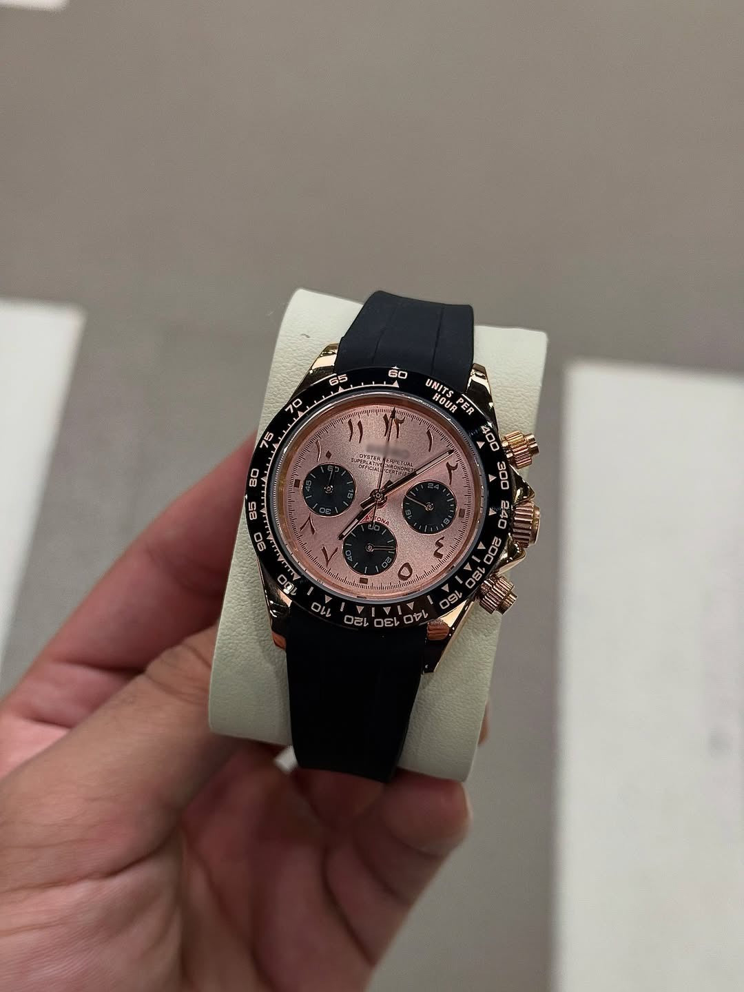 Champagne Pink Arabic Dial