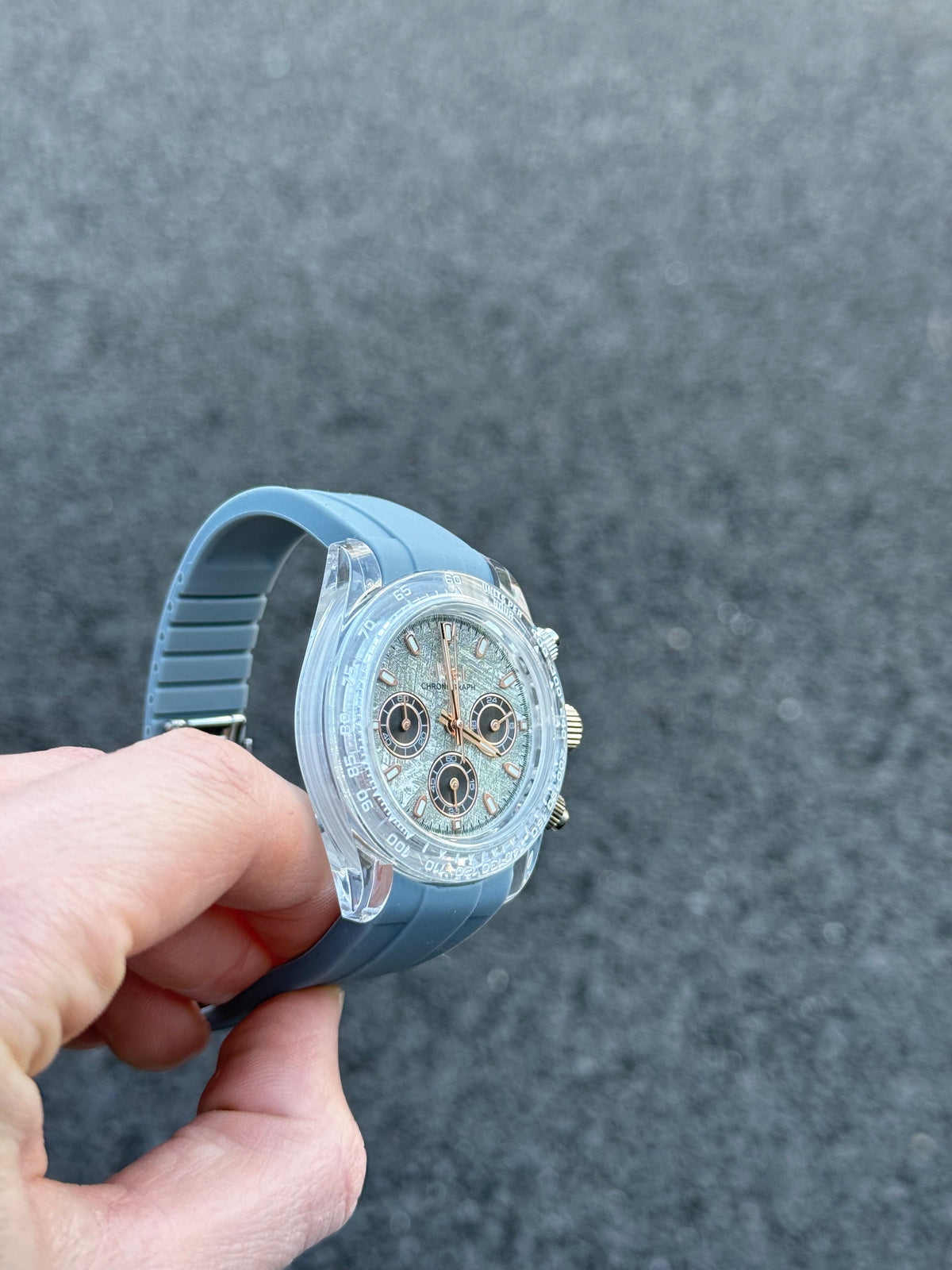 Acrylic Grey Meteor Dial