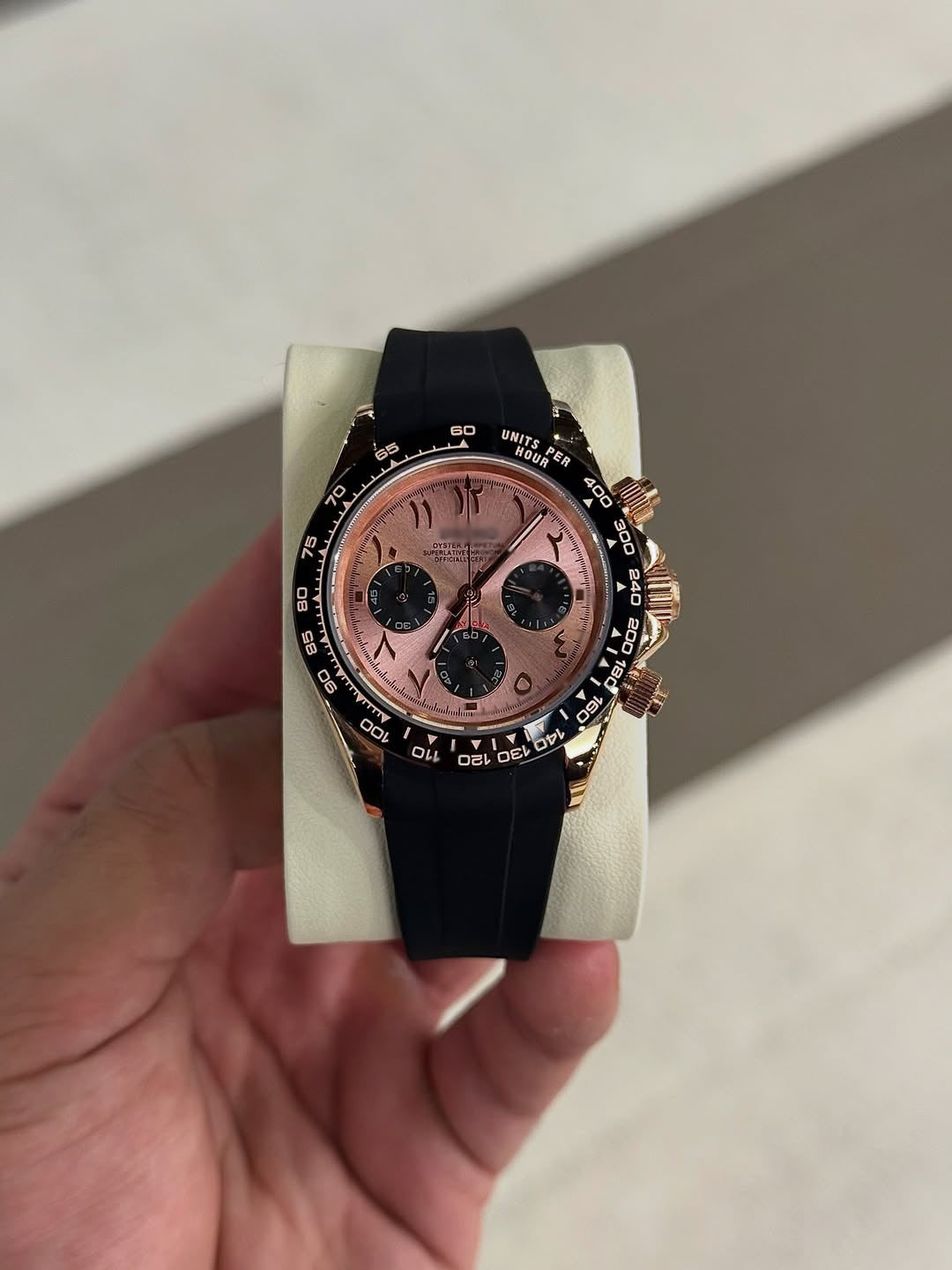 Champagne Pink Arabic Dial