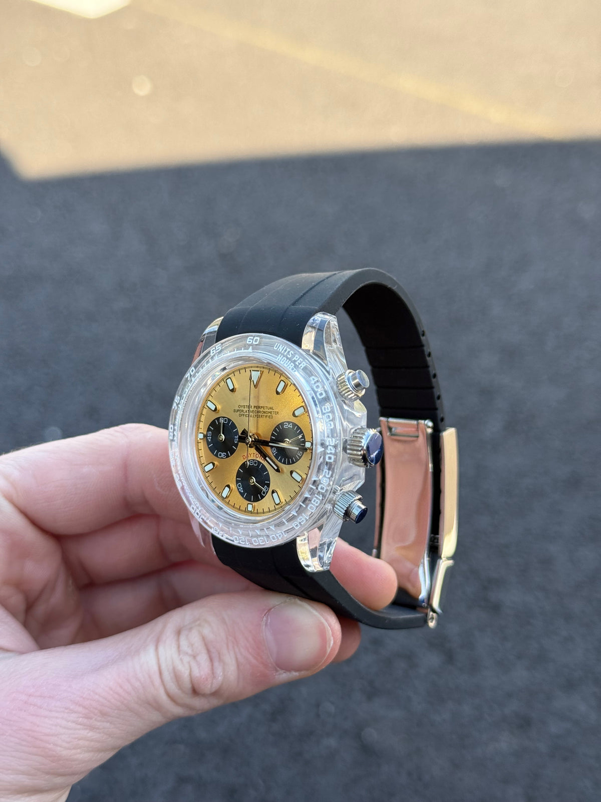 Acrylic Yellow Dial