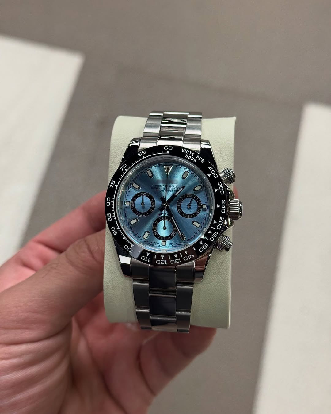Ice Blue Roman Dial