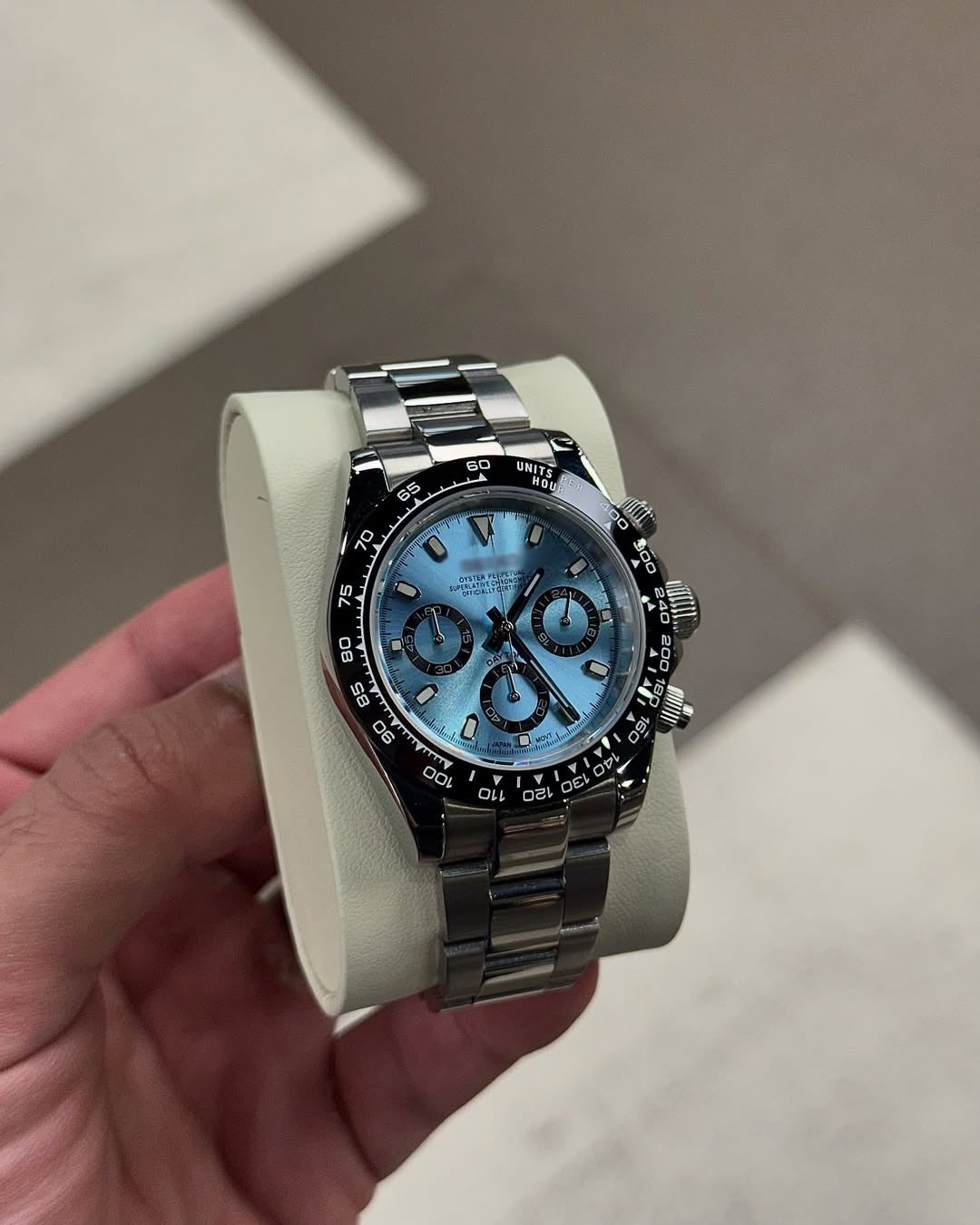 Ice Blue Roman Dial