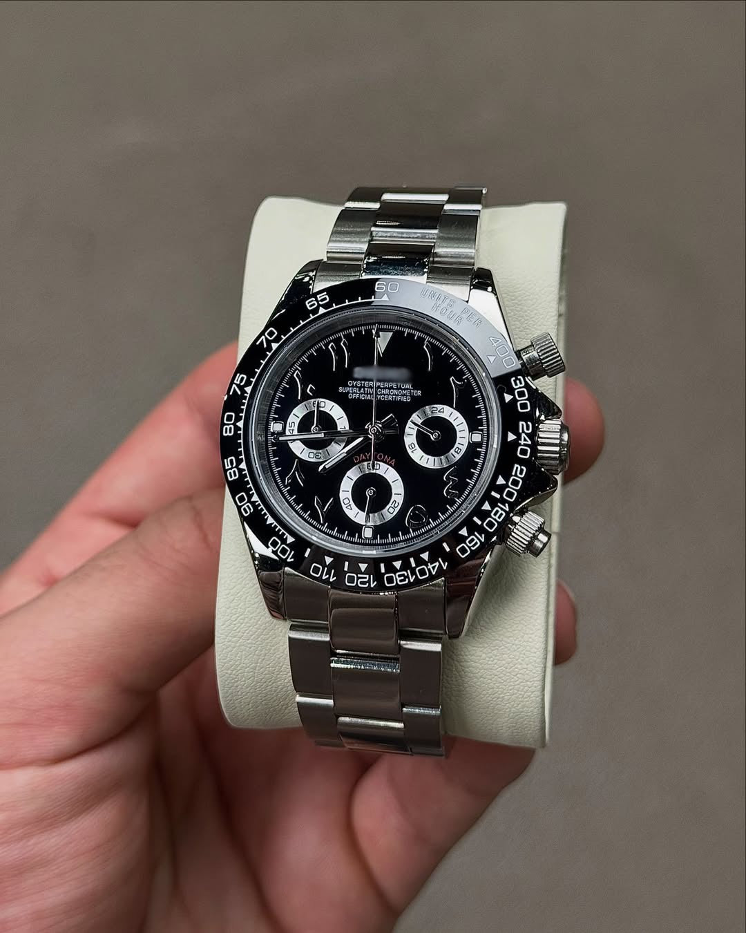 Panda Black Arabic Dial