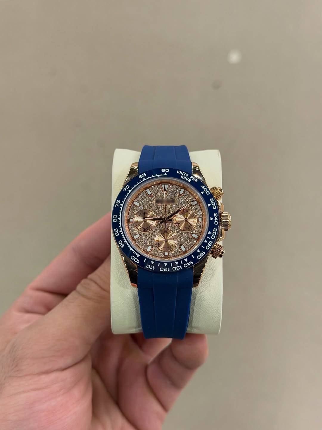 Dark Blue Chronograph Flex